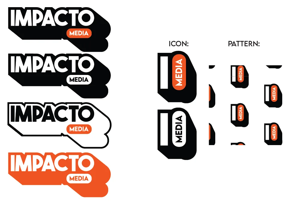 Identidad de marca Impacto Media por Kevent Torres